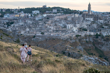 Matera, the city of stones of Matera in Basilicata, European capital of culture and UNESCO world heritage site