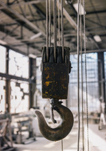 Hook On Industrial Crane