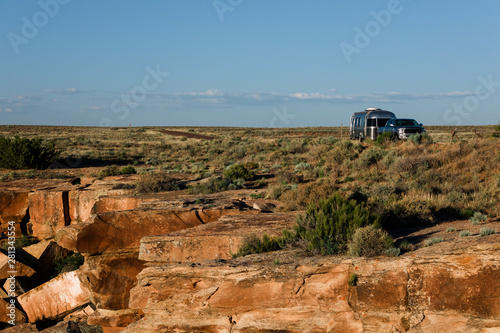 Fotomural Trailer Camping at National Park