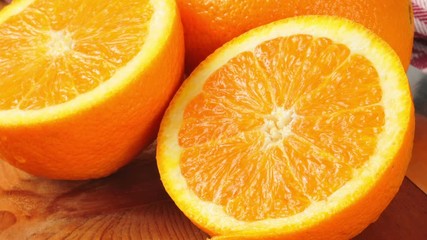 Poster - Fresh juicy sliced oranges