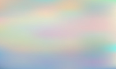 Fototapete - Abstract Holographic Colors Gradient Abstract Wavy Color pastel background
