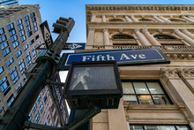 Fifth Avenue Sign New York