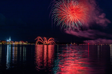 Seehasenfest Feuerwerk in Friedrichshafen