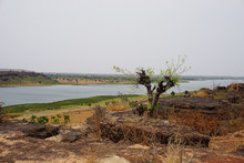Barrage Of Dapaong In The Savanna Of Northern Togo