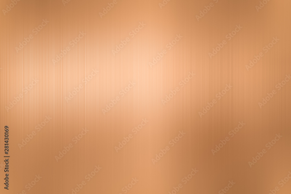 copper metal brushed background or texture - obrazy, fototapety, plakaty 