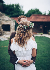 Wall Mural - beautiful wedding couple