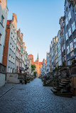 Fototapeta Na drzwi - travel photo of old gdansk city, europ architecture 