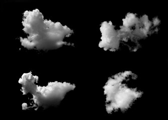 Wall Mural - white cloud object for nature design summer background