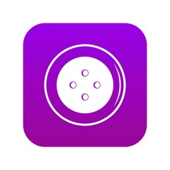 Poster - button for clothing icon digital purple for any design isolated on white vector illustration