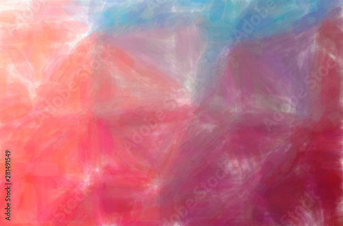 Abstract illustration of red Watercolor background