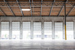 © Mint Images - Interior view of empty warehouse