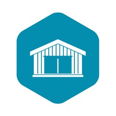 Poster - Garage icon. Simple illustration of garage vector icon for web