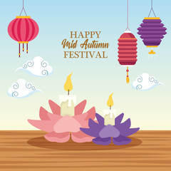 Sticker - mid autumn chinese festival cartoon