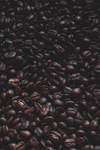 Close Up Of Roasted Coffee Beans