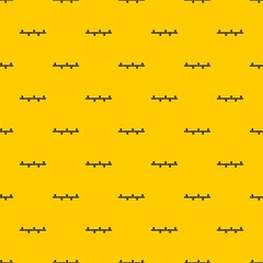 Poster - Timeline infographic pattern seamless vector repeat geometric yellow for any design