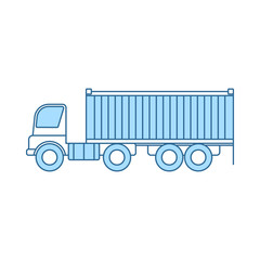 Sticker - Container Truck Icon