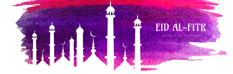 Wall Mural - Ramadan Kareem colorful template banner background