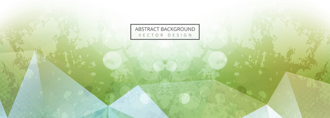 Wall Mural - Abstract polygon banner template vector