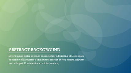 Poster - abstract modern geometric background. gradient blue and green color. white shadow pattern shape.
