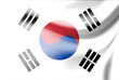 © Dilok - Waving of South Korea flag.