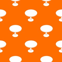 Poster - Round table pattern vector orange for any web design best