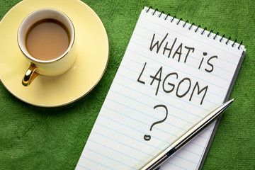 Canvas Print - what is lagom?