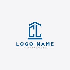 Wall Mural - logo design inspiration for companies from the initial letters of the CL logo icon. -Vector