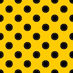 Poster - Diagram pie chart with arrows pattern seamless vector repeat geometric yellow for any design