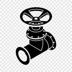Poster - Gas pipe icon. Simple illustration of gas pipe vector icon for web