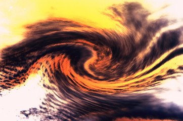 Poster -  Abstract background consists of a cloudy sky in computer processing.