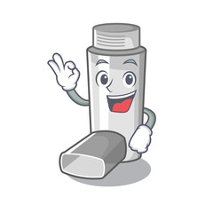 Sticker - Okay asthma inhalers in cartoon medicine box