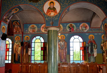 Wall Mural - church in Greece - interior