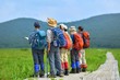 © godfather - 夏の高原・トレッキングのハイカー