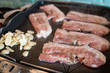 © bugking88 - Korean style barbeque Samgyeopsal with garlic
