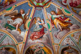 Fototapeta  - Chapel of Sacro monte di Orta, Orta san Giulio, italy