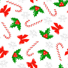 Wall Mural - Christmas pattern