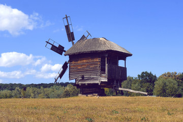 Ukraine, Kiev old windmill, landscape