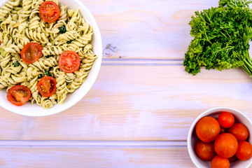 Sticker - Healthy Lunch Bowl of Pasta Salad