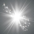 © YULIIA - White glowing light explodes