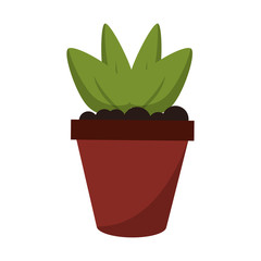 Sticker - nature plant pot decoration cartoon