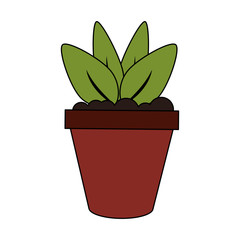 Poster - nature plant pot decoration cartoon