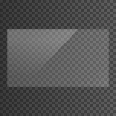 Wall Mural - the texture of glass, mirrors, windows. rectangular glass plate. light effect for a picture or a mir