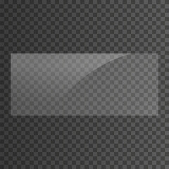 Wall Mural - rectangular 21x9 glass plate. light effect for a picture or a mirror. beautiful realistic reflection
