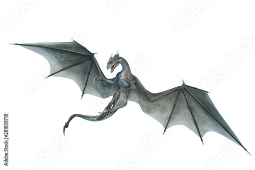 dragon looking down Obraz na płótnie