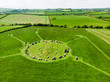© MNStudio - Ballynoe stone circle, a prehistoric Bronze Age burial mound surrounded by a circular structure of standing stones, County Down, Nothern Ireland