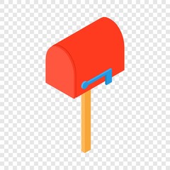 Poster - Close mailbox icon. Isometric illustration of close mailbox vector icon for web
