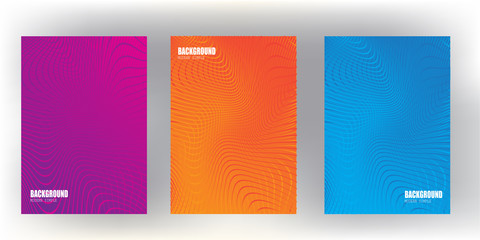 Wall Mural - modern Minimal covers design with Colorful halftone gradients.background modern template design for web. Cool gradients. Future geometric patterns. Eps10