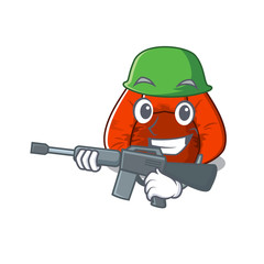 Sticker - Army bean bag chair in cartoon shape