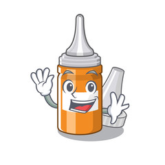 Sticker - Waving ear drops in the cartoon shape