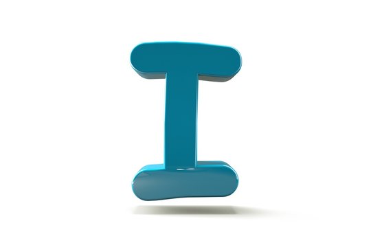 3d letter collection.letter I